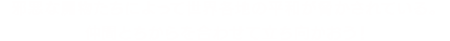 邪悪な魔物たちによって世界各地の平和が脅かされている。仲間とちからを合わせて立ち向かおう！